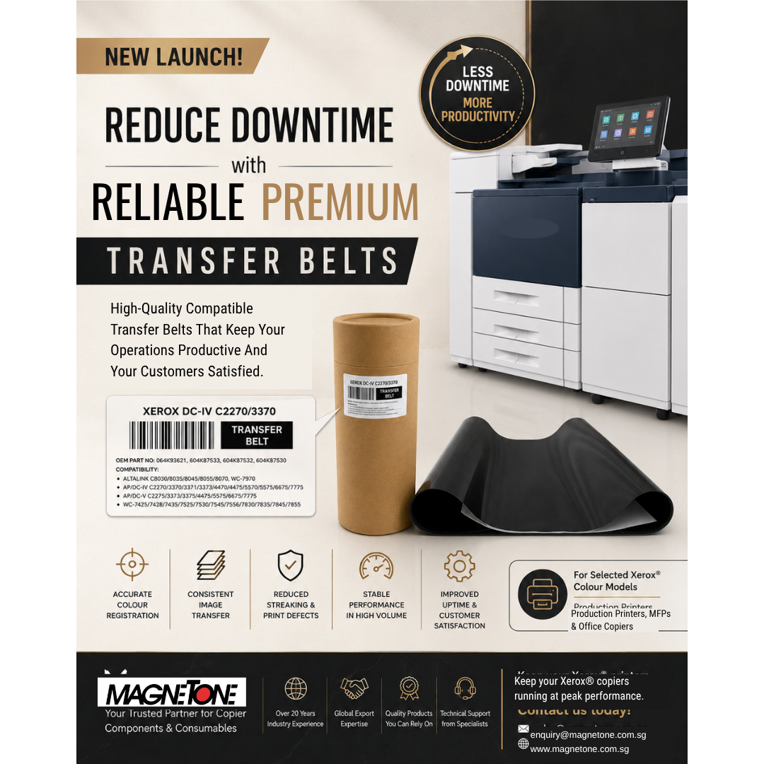 Reduce Downtime With Reliable Xerox® Transfer Belts